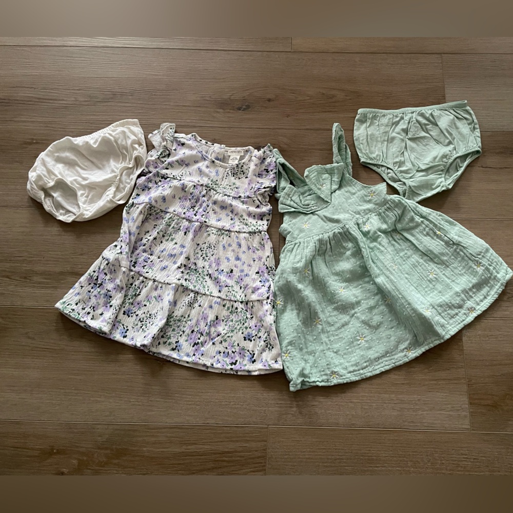 Baby girl dresses with bloomers